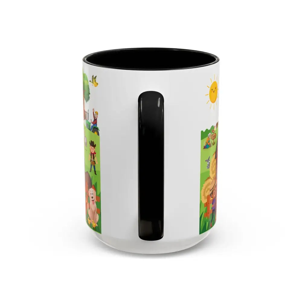 Life is Better on the FARM Mug Cartoon Cup for Kids Love Farming Cup of Joy 15oz - Mug
