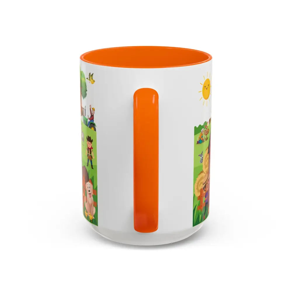 Life is Better on the FARM Mug Cartoon Cup for Kids Love Farming Cup of Joy 15oz - Mug