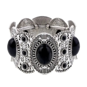 Western Fashion Bracelets Elastic Bracelets & Bangles Horse Lover Jewelry - Black - Jewelry