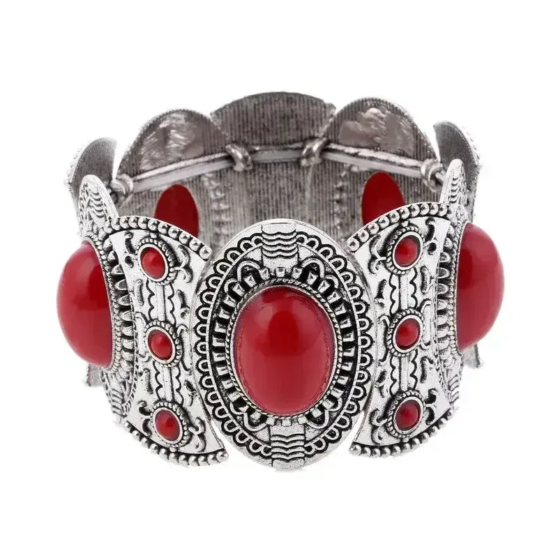Western Fashion Bracelets Elastic Bracelets & Bangles Horse Lover Jewelry - Red - Jewelry