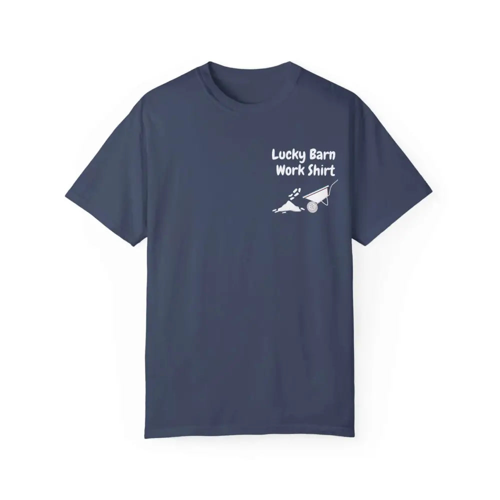 Lucky Barn Work T-shirt Farm and Rancher Work Tee Work Shirt - Midnight / S - T-Shirt