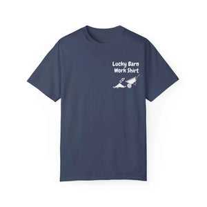Lucky Barn Work T-shirt Farm and Rancher Work Tee Work Shirt - Midnight / S - T-Shirt