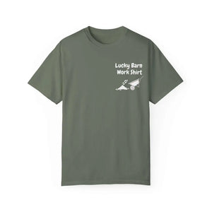 Lucky Barn Work T-shirt Farm and Rancher Work Tee Work Shirt - Moss / S - T-Shirt