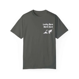 Lucky Barn Work T-shirt Farm and Rancher Work Tee Work Shirt - Pepper / S - T-Shirt