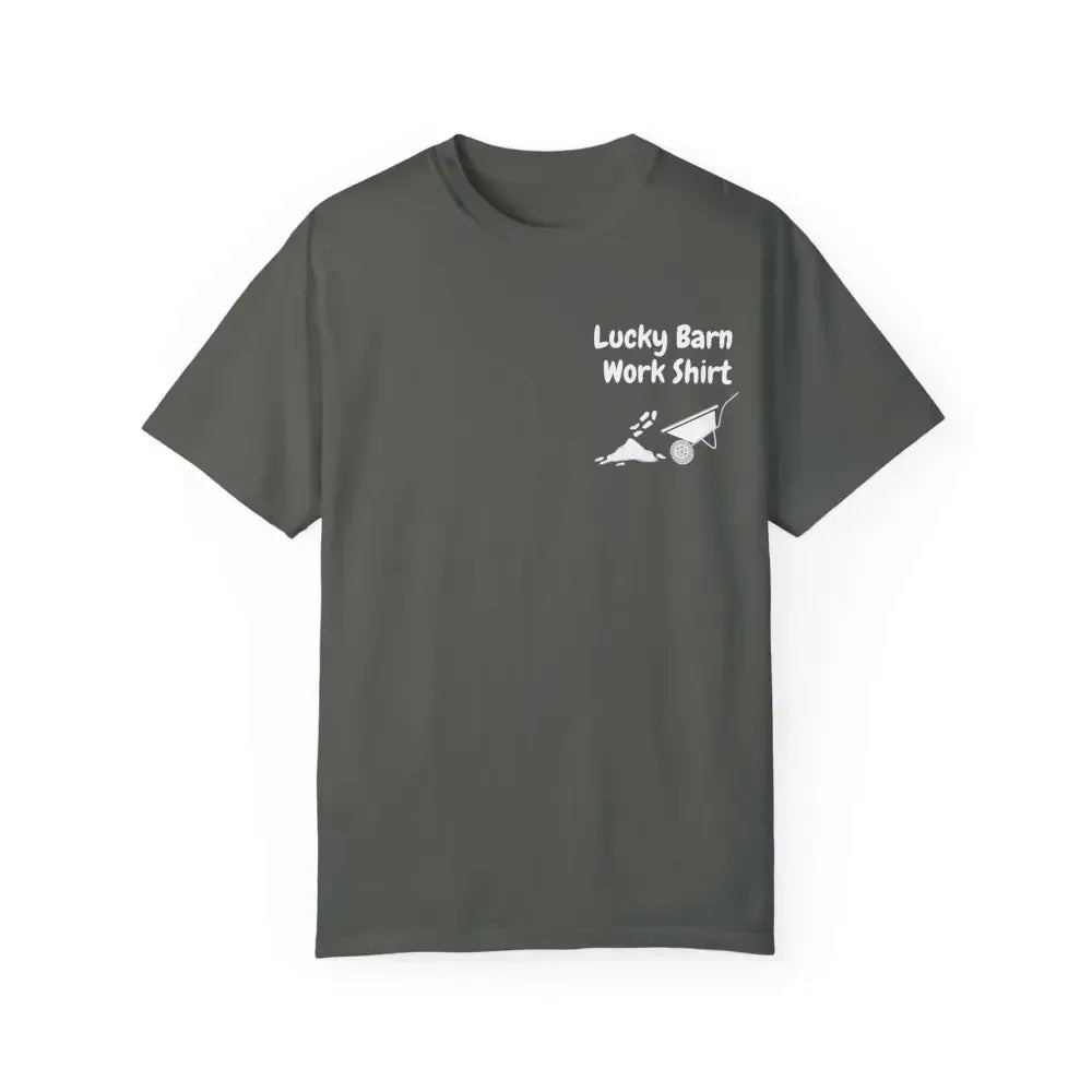 Lucky Barn Work T-shirt, Farm and Rancher Work Tee, Work Shirt - The Best New Thing