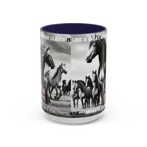 Manager Coffee Mug Leadership Coffee Mug Bosses Day Corporate CEO Gift Boss Lady Mug 15oz - 15oz / Navy - Mug