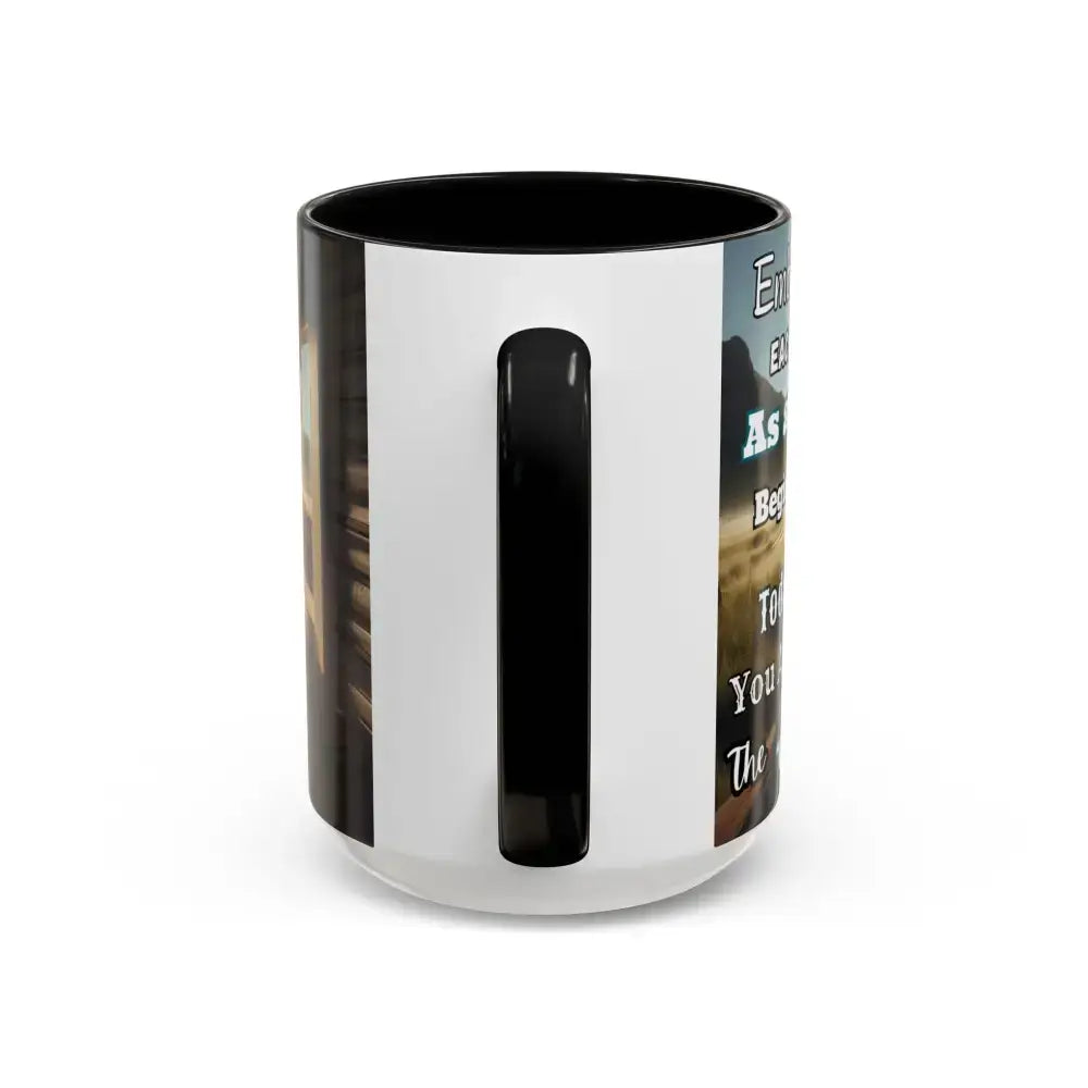 Morning Motivational Accent Coffee Mug - Perfect Pick Me Up Gift - Mugs