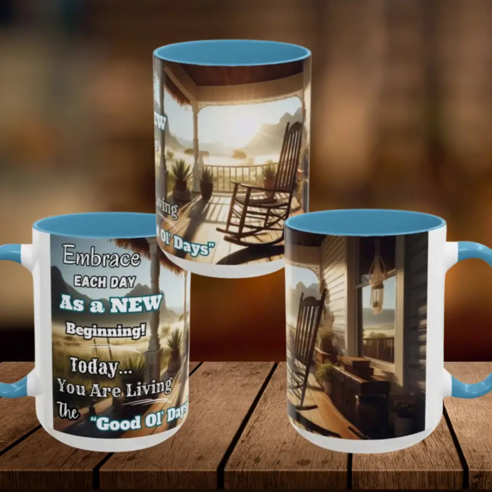 Morning Motivational Accent Coffee Mug - Perfect Pick Me Up Gift - Mugs