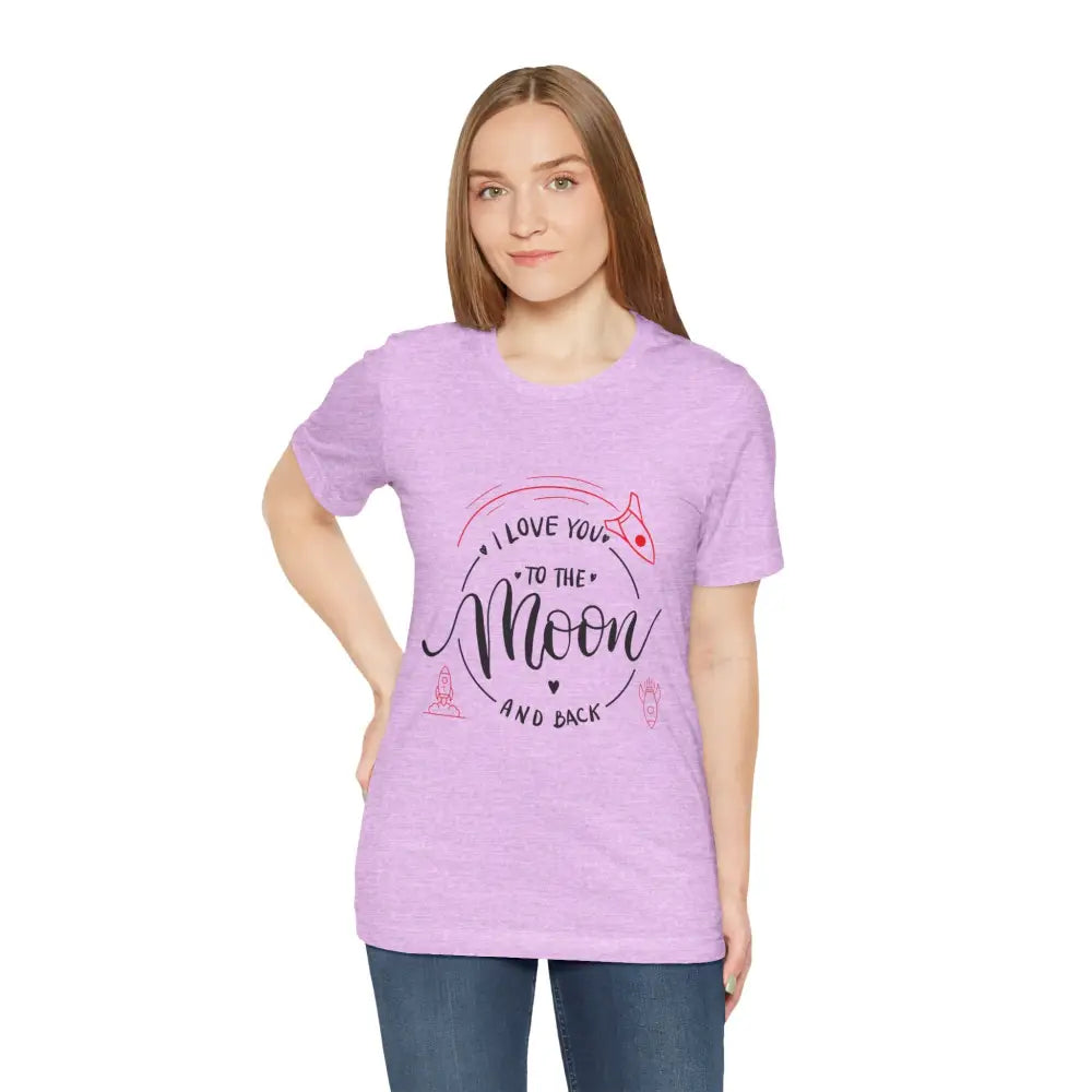 Mother’s Day Love You to the Moon and Back Unisex T-Shirt - T-Shirt