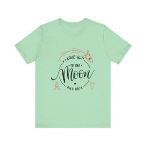 Mother’s Day Love You to the Moon and Back Unisex T-Shirt - Mint / XS - T-Shirt