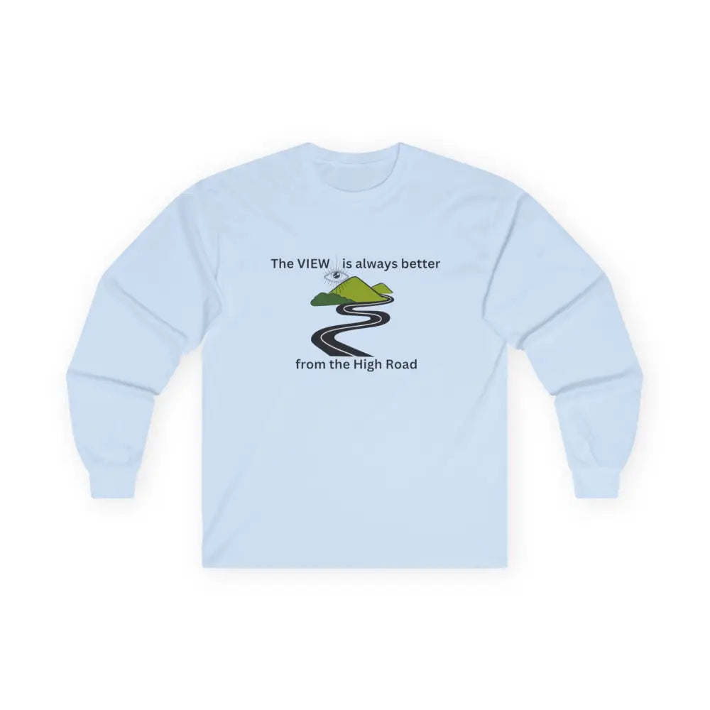 Motivational Office Manager Shirt Inspirational Cotton Long Sleeve T-Shirt - S / Light Blue - Long-sleeve
