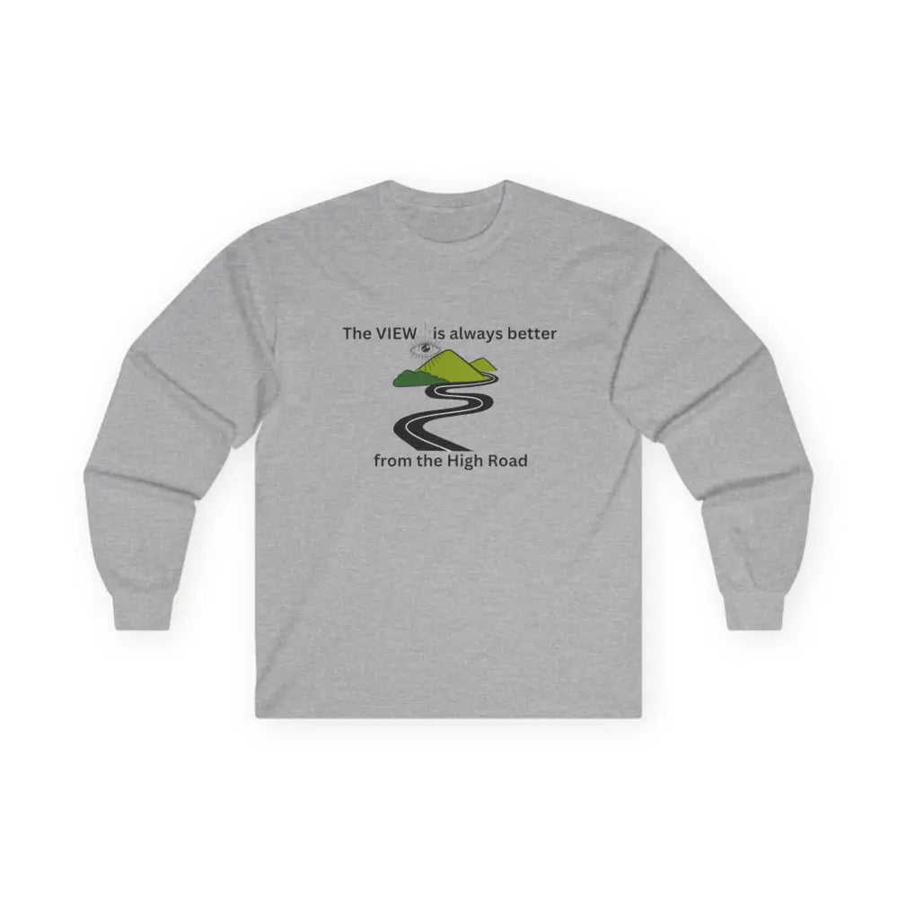 Motivational Office Manager Shirt Inspirational Cotton Long Sleeve T-Shirt - S / Sport Grey - Long-sleeve