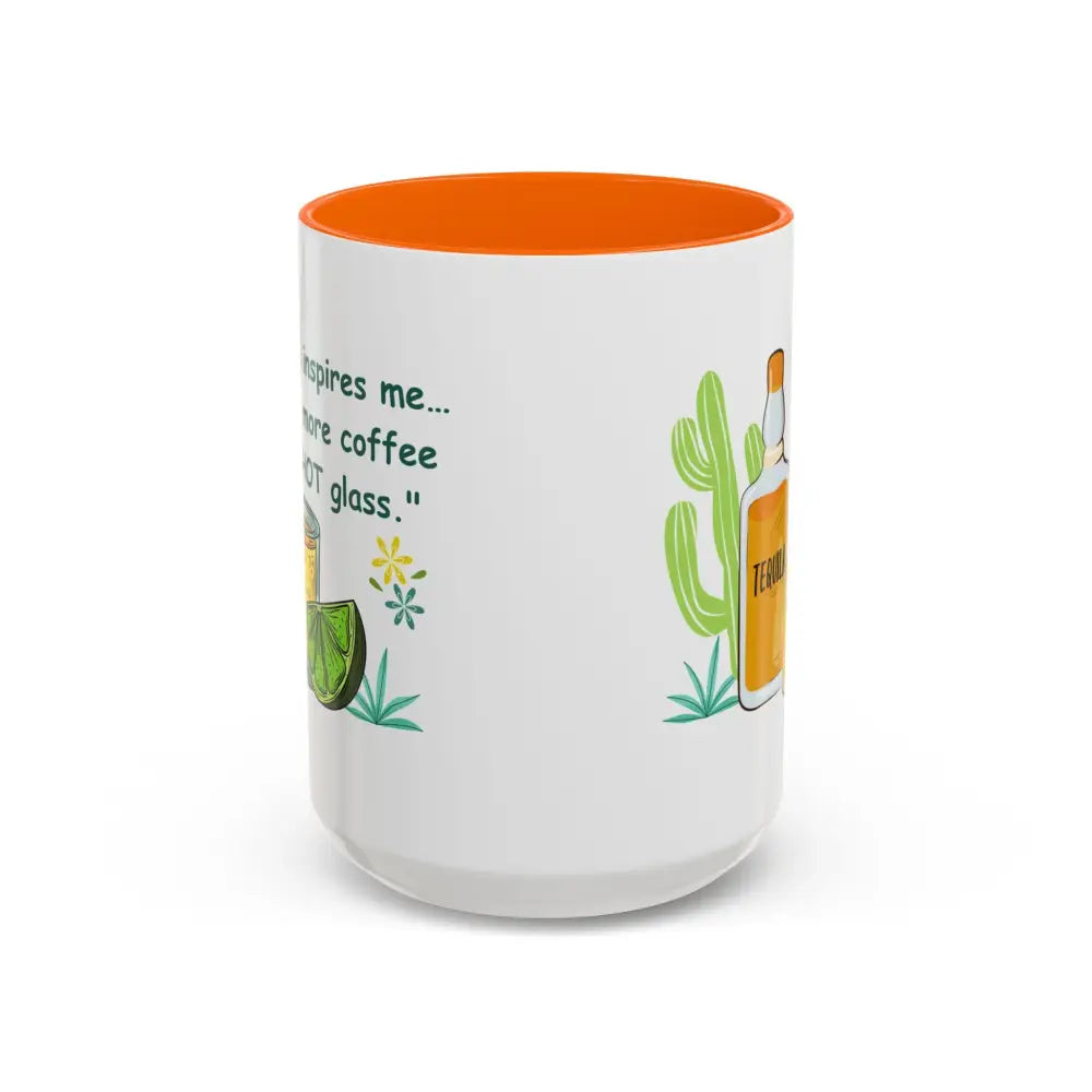My boss inspires me to drink more coffee in a shot glass coffee cup coffee mug 15oz - Mugs