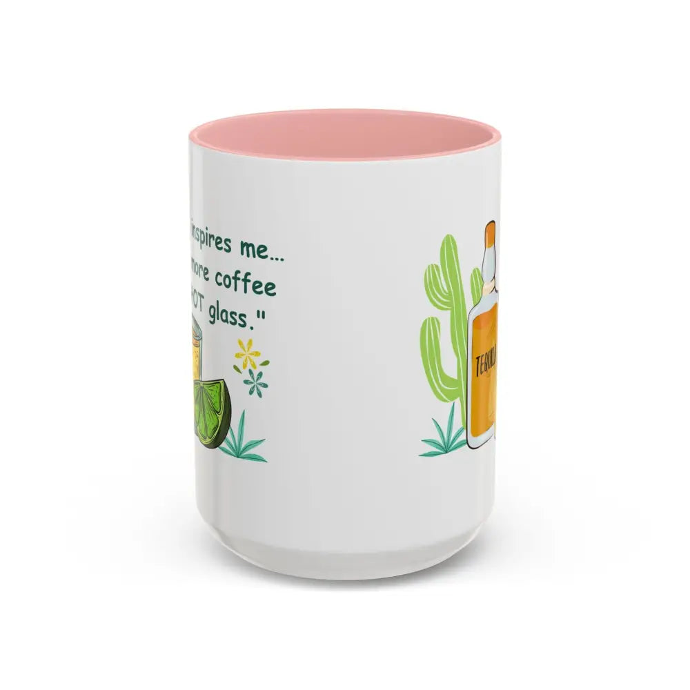 My boss inspires me to drink more coffee in a shot glass coffee cup coffee mug 15oz - Mugs