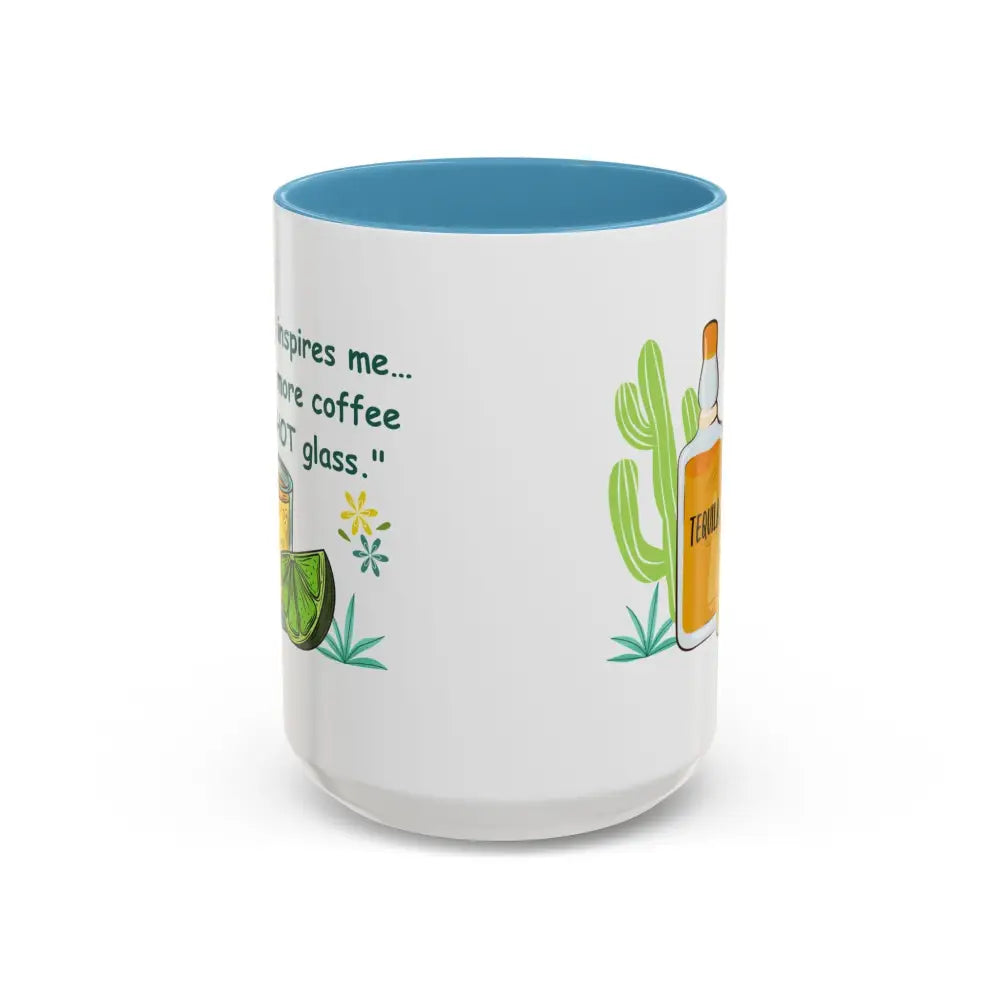My boss inspires me to drink more coffee in a shot glass coffee cup coffee mug 15oz - Mugs