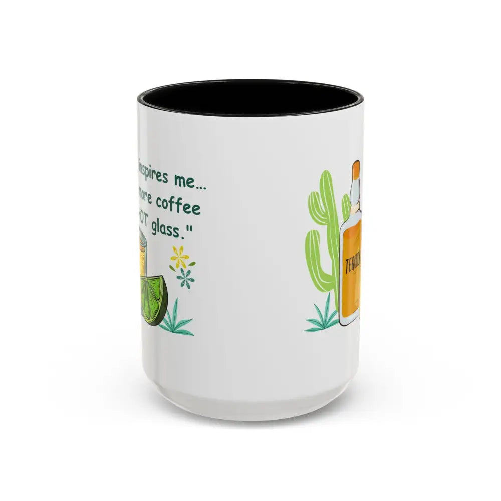 My boss inspires me to drink more coffee in a shot glass coffee cup coffee mug 15oz - Mugs