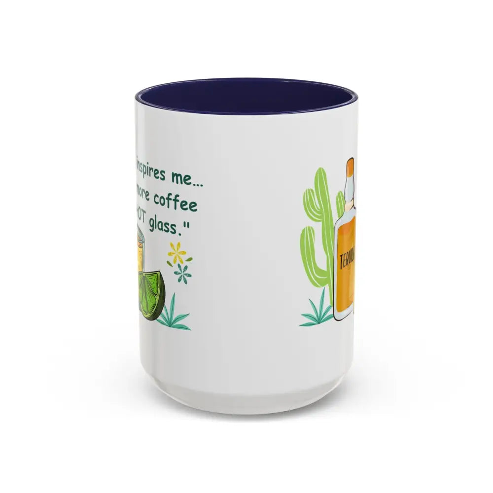 My boss inspires me to drink more coffee in a shot glass coffee cup coffee mug 15oz - Mugs