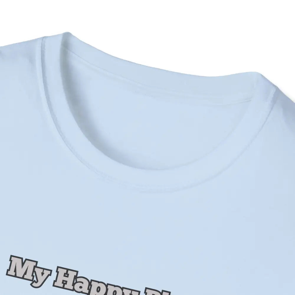 My Happy Place T-Shirt Horse Lover Shirt Western Tee Outdoor Apparel - T-Shirt