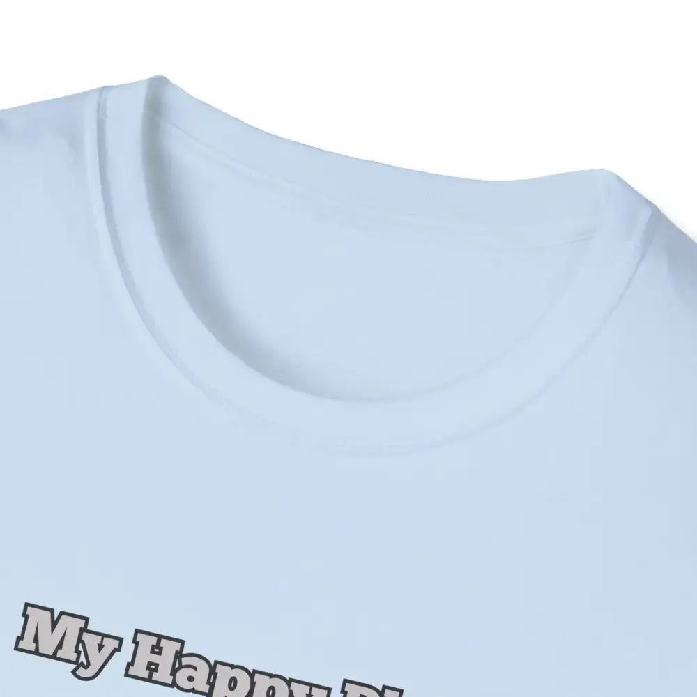 My Happy Place T-Shirt Horse Lover Shirt Western Tee Outdoor Apparel - T-Shirt