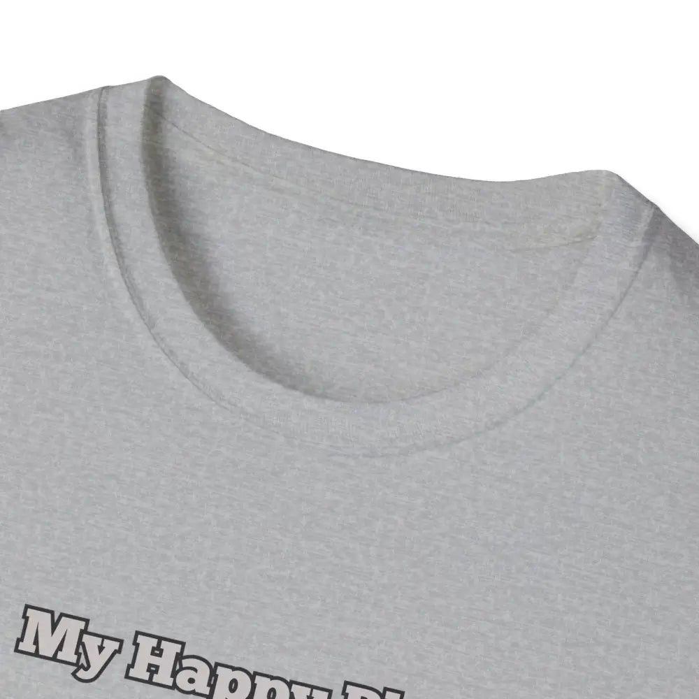 My Happy Place T-Shirt Horse Lover Shirt Western Tee Outdoor Apparel - T-Shirt
