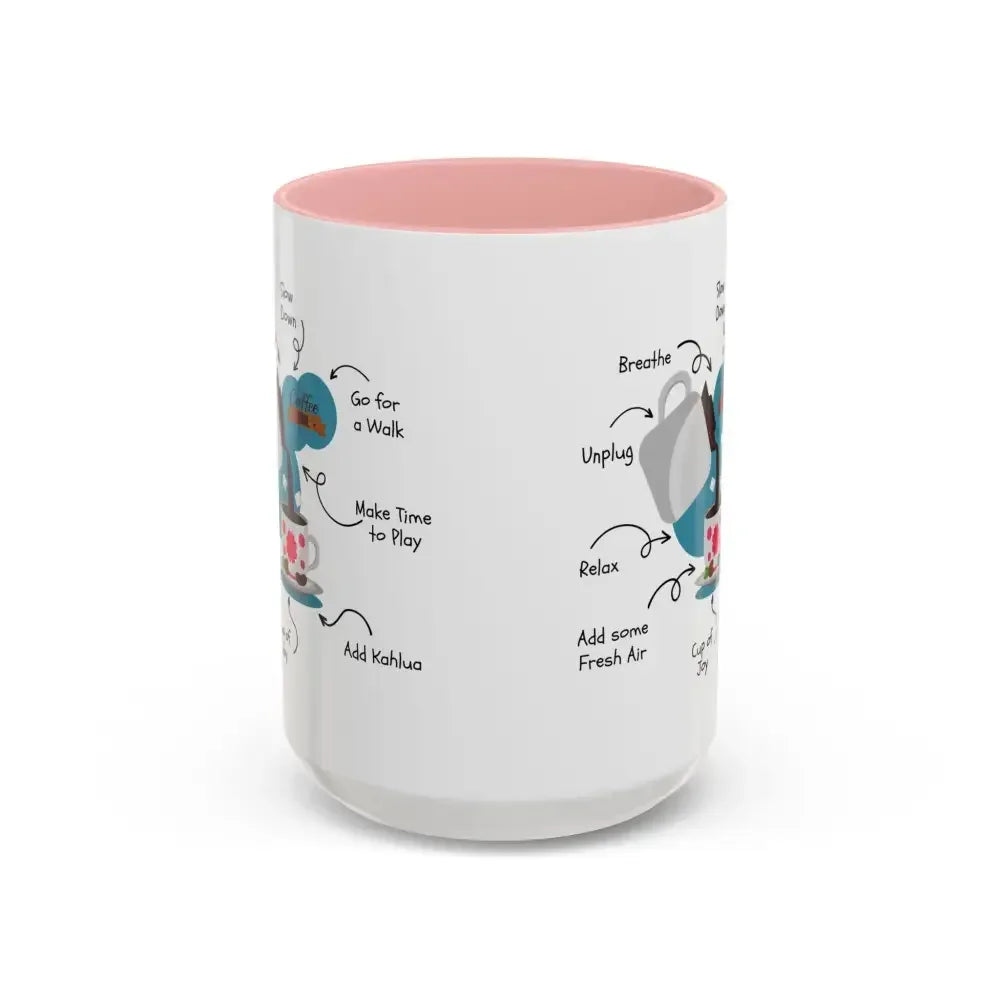 Office Gift Coffee Mug, Relax, Breathe, and Unplug with a Cup of Joy - The Best New Thing
