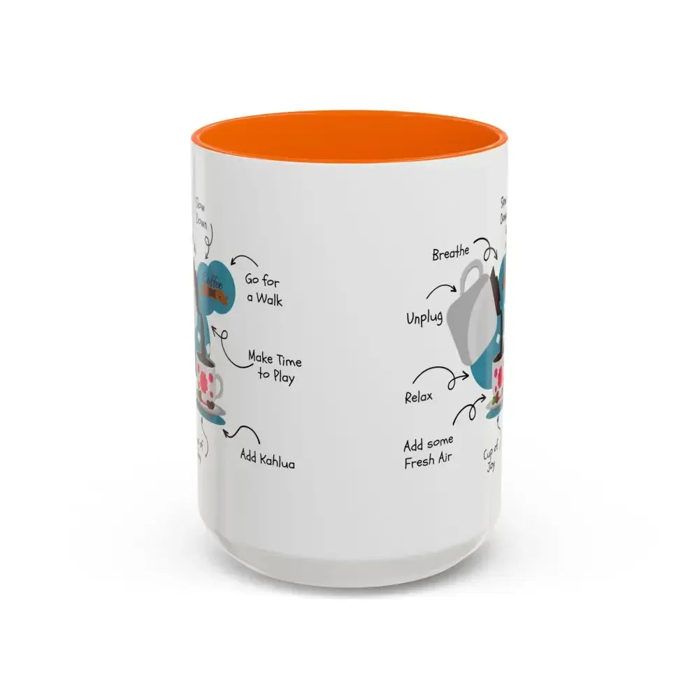 Office Gift Coffee Mug, Relax, Breathe, and Unplug with a Cup of Joy - The Best New Thing