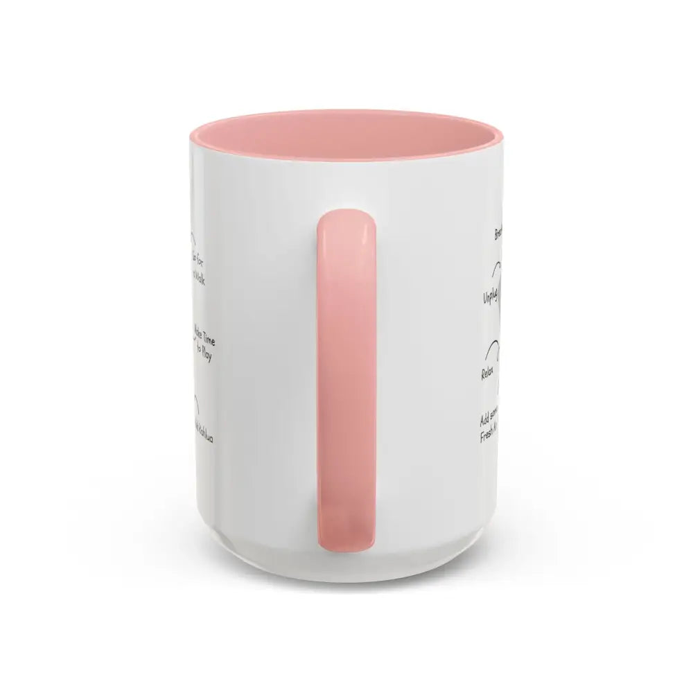 Office Gift Coffee Cup Mug Relax Breathe and Unplug with a Cup of Joy - Mugs