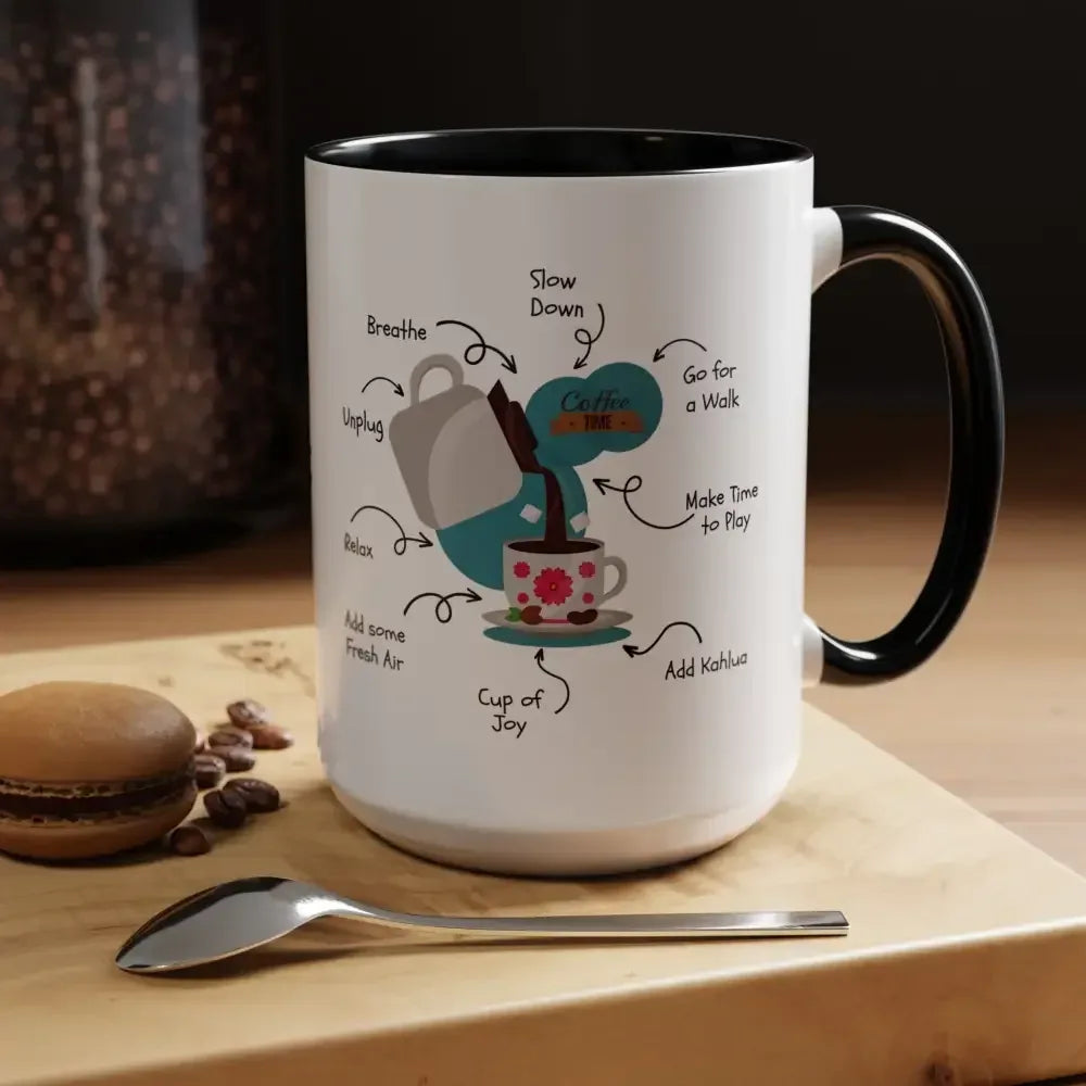 Office Gift Coffee Mug, Relax, Breathe, and Unplug with a Cup of Joy - The Best New Thing