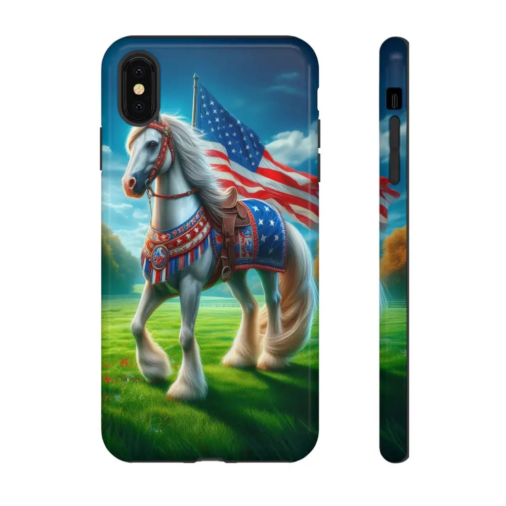 Patriotic iPhone Cell Phone Case Smart Phone Covers iPhone Tough Cases - iPhone XS MAX / Glossy - Phone Case