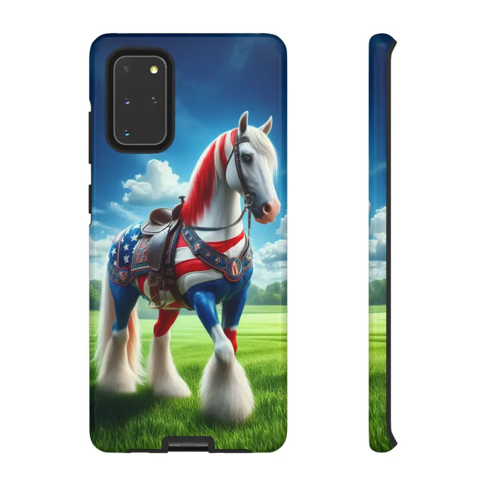 Patriotic Samsung Cell Phone Case - Tough Samsung Cover Gifts - Samsung Galaxy S20+ / Glossy - Phone Case