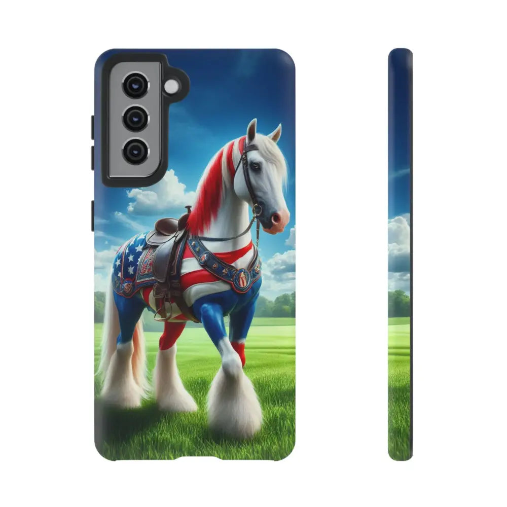 Patriotic Samsung Cell Phone Case - Tough Samsung Cover Gifts - Samsung Galaxy S21 / Matte - Phone Case