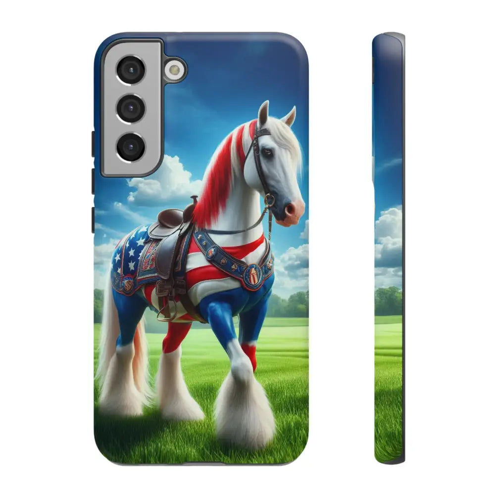Patriotic Samsung Cell Phone Case - Tough Samsung Cover Gifts - Samsung Galaxy S22 Plus / Matte - Phone Case