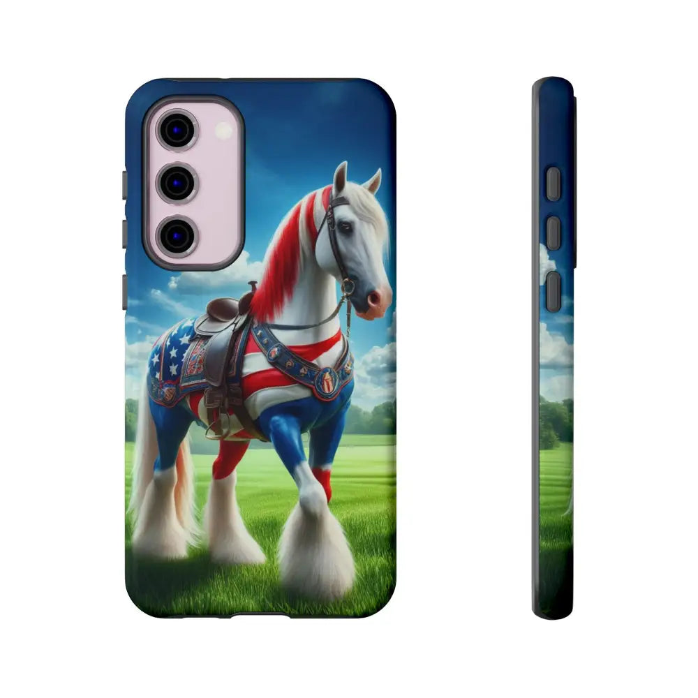 Patriotic Samsung Cell Phone Case - Tough Samsung Cover Gifts - Samsung Galaxy S23 Plus / Glossy - Phone Case