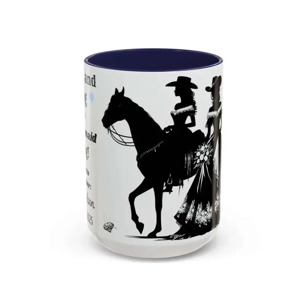 Personalized Bridesmaid Coffee Mug, Country Wedding Party Gifts - The Best New Thing