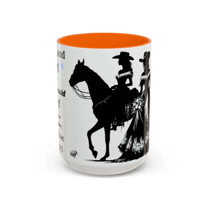 Personalized Bridesmaid Coffee Mug Western Country Wedding Party Gift for Bridesmaid - 15oz / Orange - Mugs