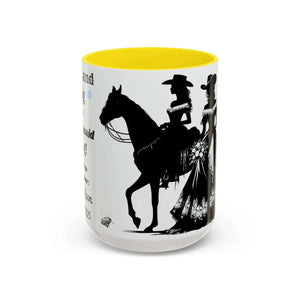 Personalized Bridesmaid Coffee Mug Western Country Wedding Party Gift for Bridesmaid - 15oz / Yellow - Mugs