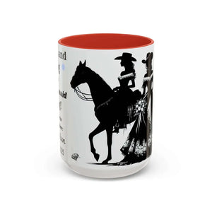 Personalized Bridesmaid Coffee Mug Western Country Wedding Party Gift for Bridesmaid - 15oz / Red - Mugs
