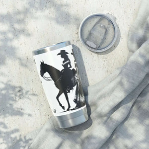 Personalized Insulated Tumber Bachelorette Bridesmaid Gift Western Bridesmaids Coffee Mug 20oz - 20oz / Silver - Mugs