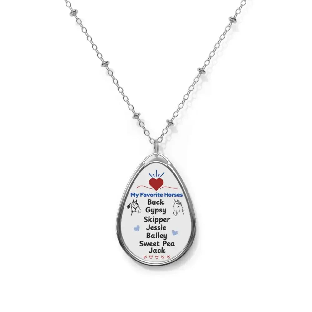 Personalized Necklace Gift for Horse Lovers, Keepsake Necklace - The Best New Thing