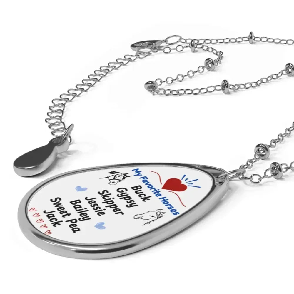 Personalized Necklace Gift for Horse Lovers, Keepsake Necklace - The Best New Thing