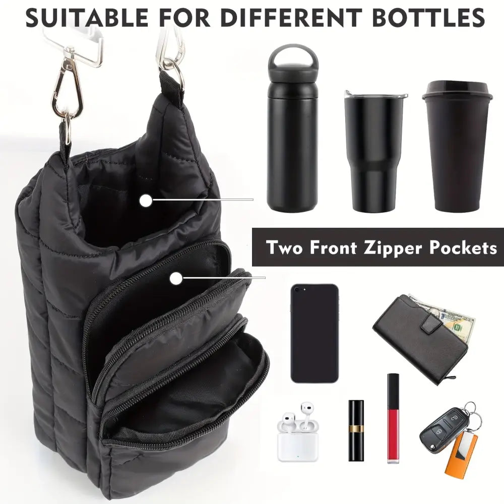 Portable Multi-Functional Bottle Sleeve Trail Ride Bag Travel Bag Bottle Sleeve Bag - Drink Sleeves