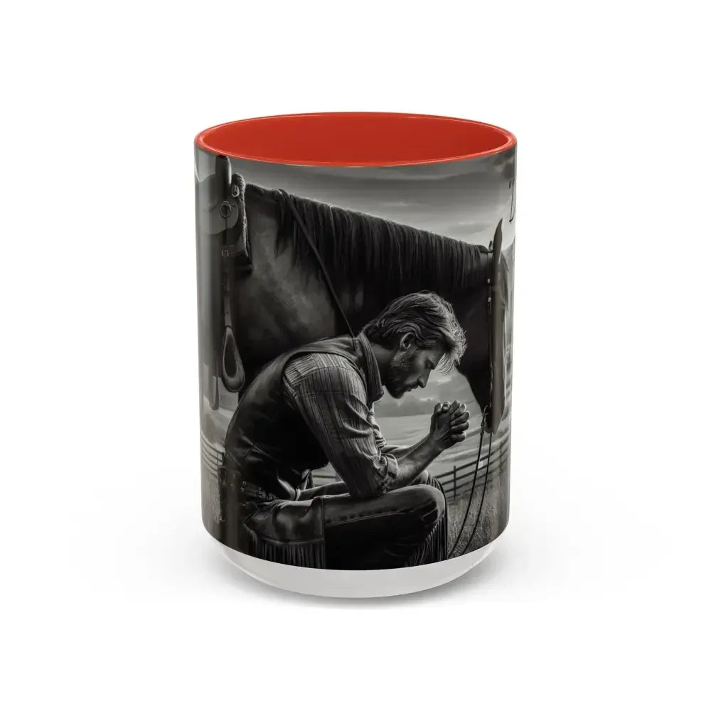 Praying Cowboy Inspirational Coffee Mug, Western Theme Mug - The Best New Thing