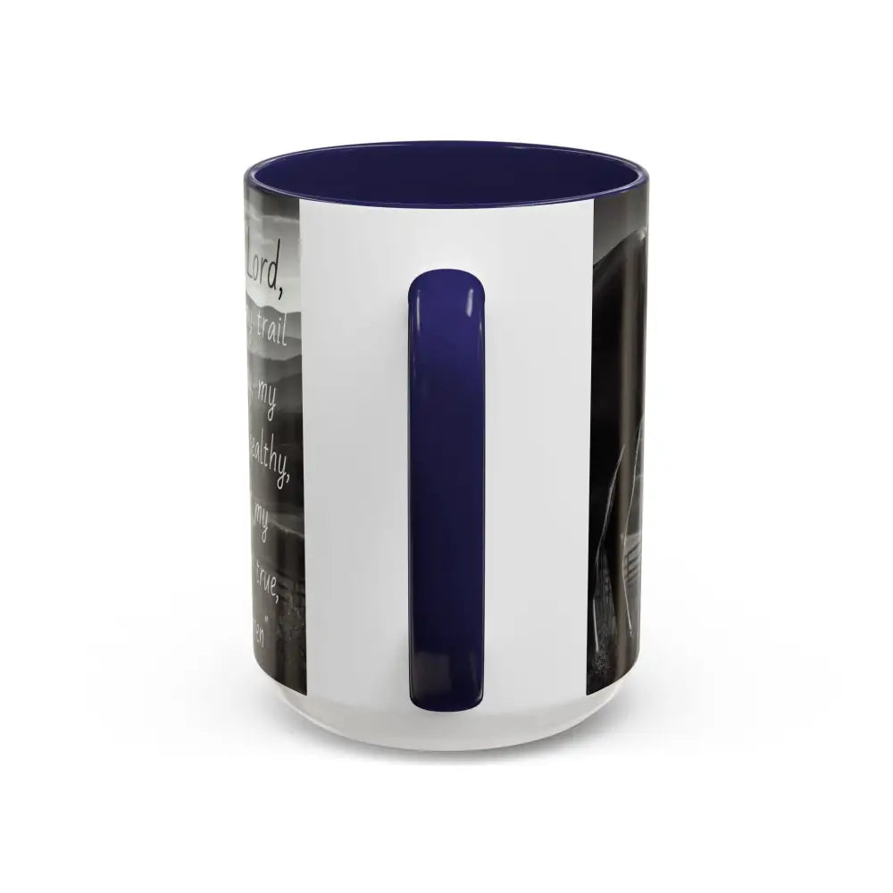 Praying Cowboy Inspirational Coffee Mug Rustic Kitchen Decor Western Theme Mug 15oz - Mug