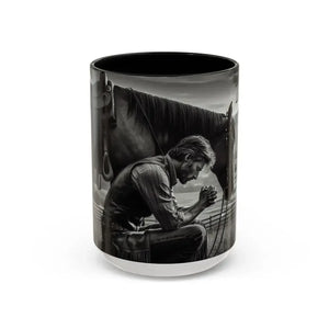 Praying Cowboy Inspirational Coffee Mug, Western Theme Mug - The Best New Thing