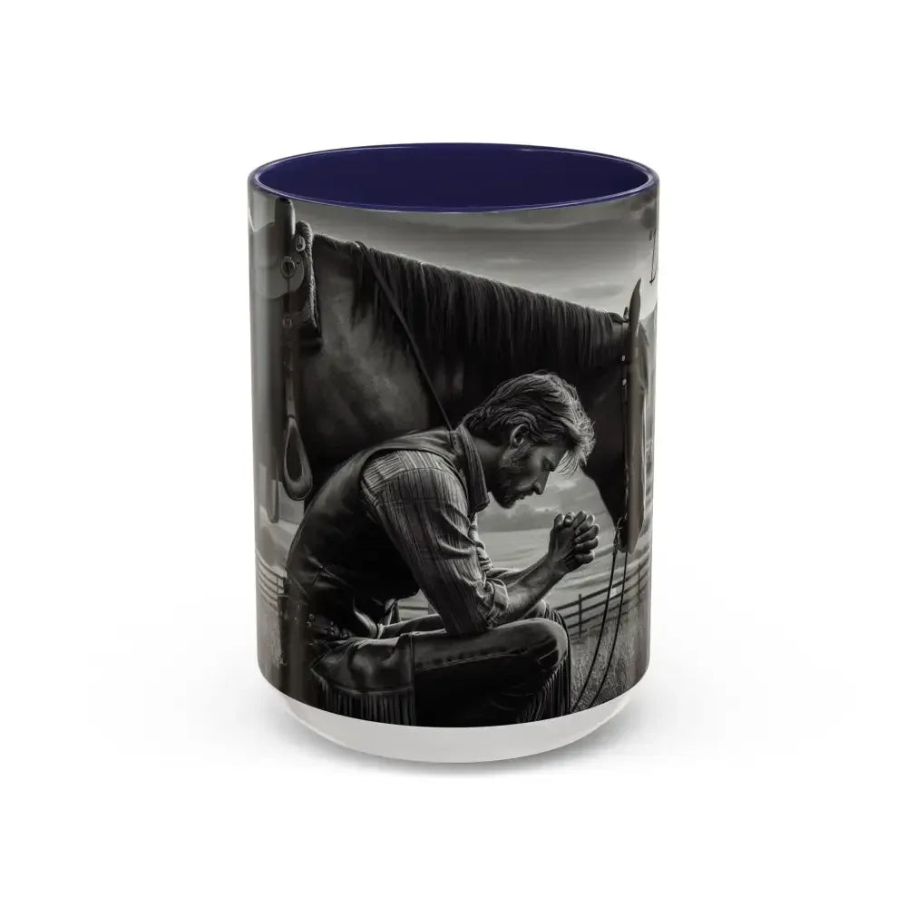 Praying Cowboy Inspirational Coffee Mug, Western Theme Mug - The Best New Thing