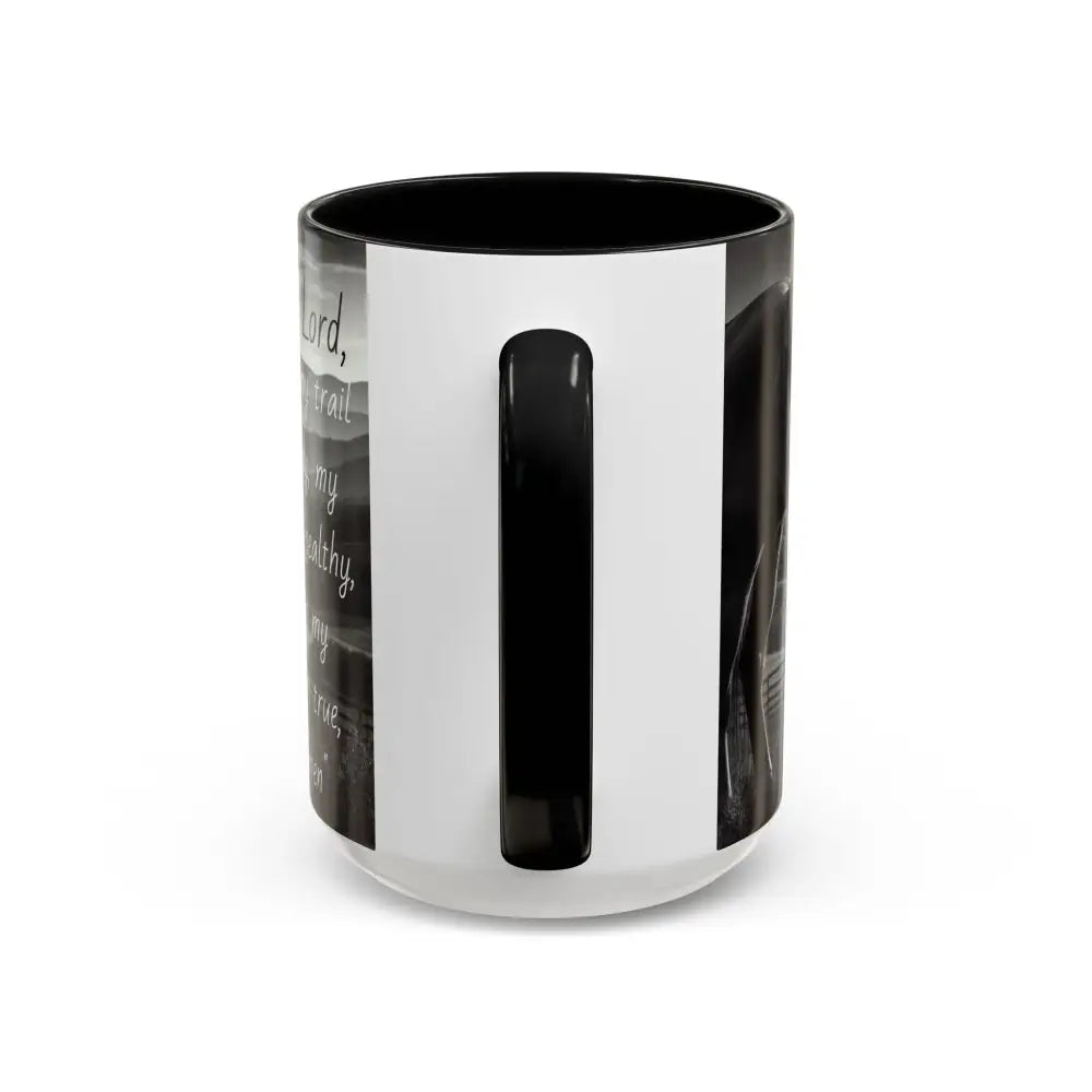 Praying Cowboy Inspirational Coffee Mug Rustic Kitchen Decor Western Theme Mug 15oz - Mug