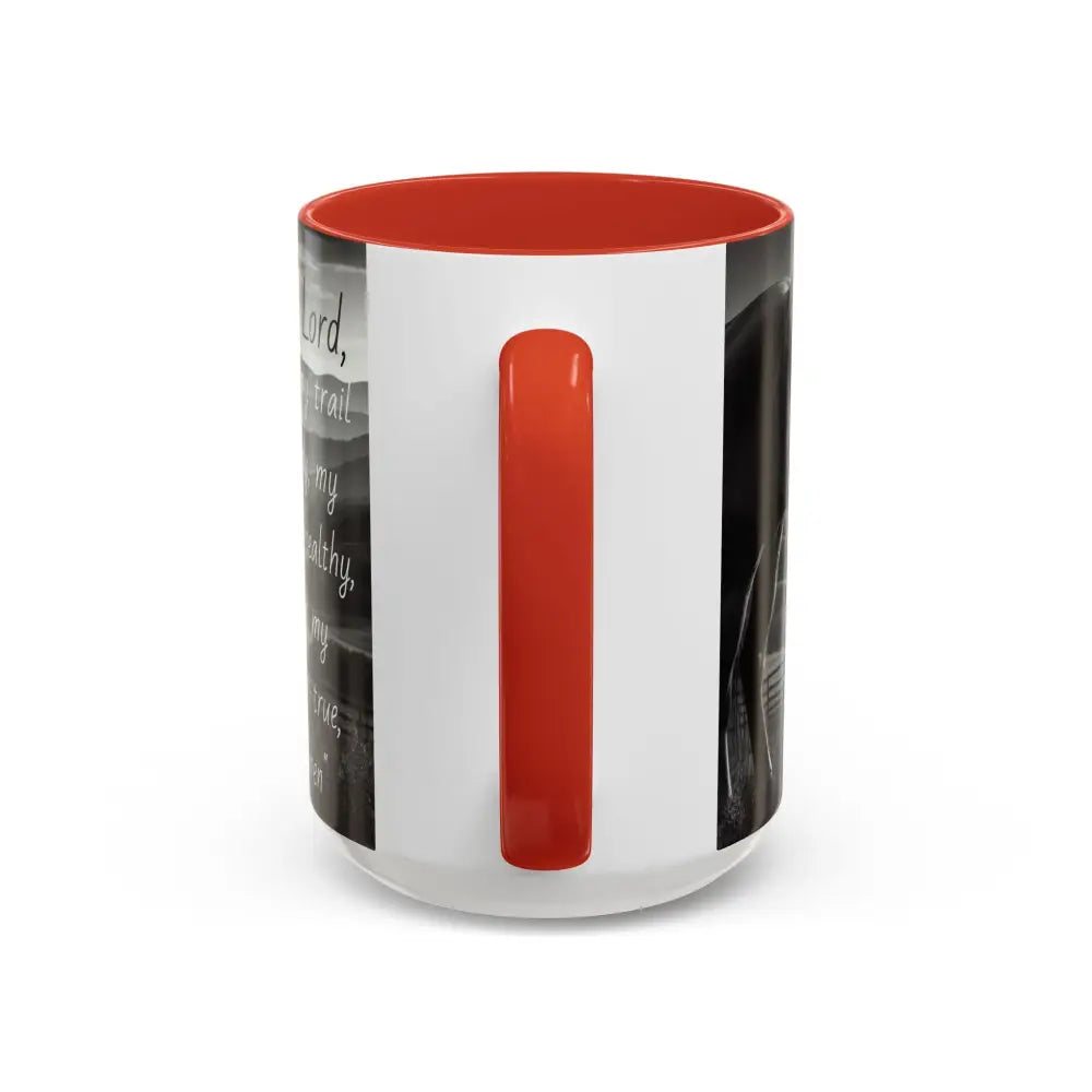Praying Cowboy Inspirational Coffee Mug Rustic Kitchen Decor Western Theme Mug 15oz - Mug