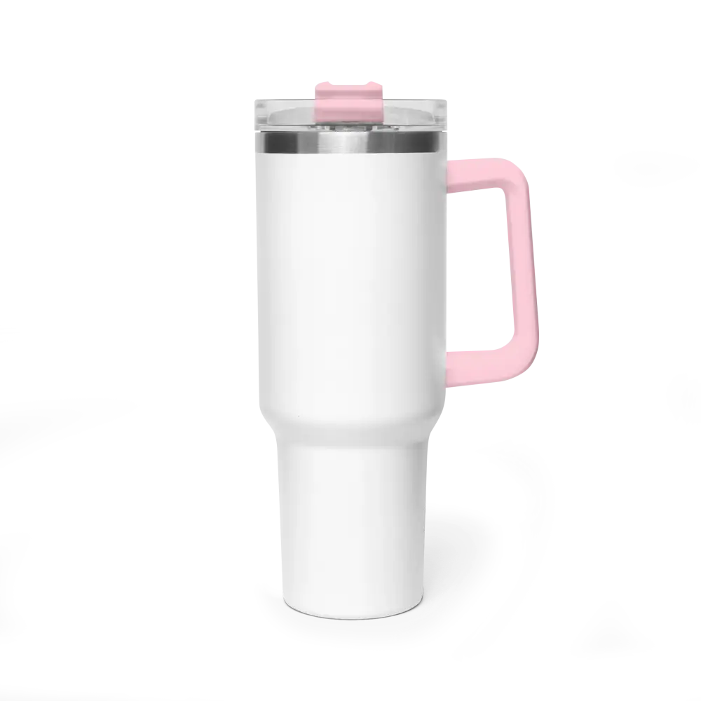 Praying Inspirational Cowboy Thermal Tumbler Stainless Steel Coffee Mug 40oz - 40oz / Pink - Mug