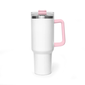 Praying Inspirational Cowboy Thermal Tumbler Stainless Steel Coffee Mug 40oz - 40oz / Pink - Mug