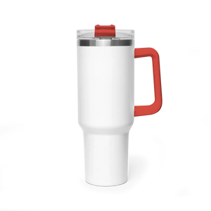 Praying Inspirational Cowboy Thermal Tumbler Stainless Steel Coffee Mug 40oz - 40oz / Red - Mug